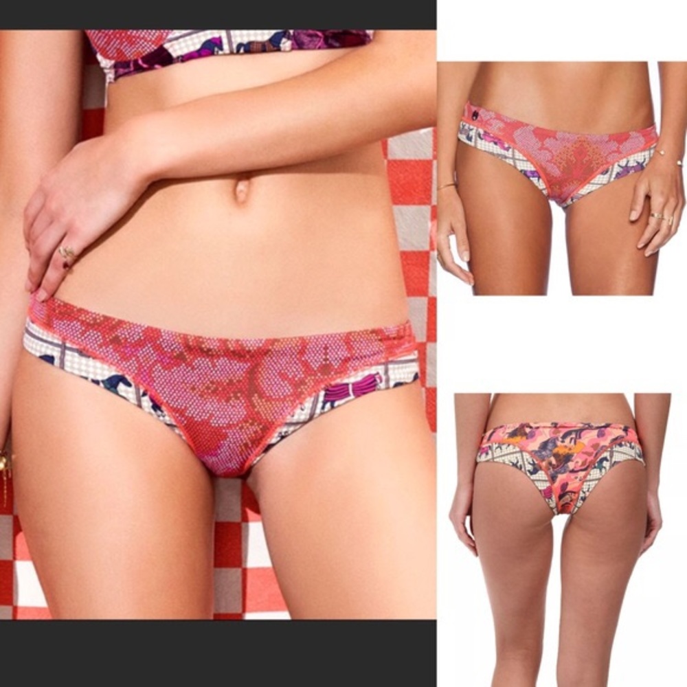 Maaji Cherry Horse Reversible Bikini Bottom- Small